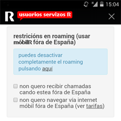 app de R restricciones roaming