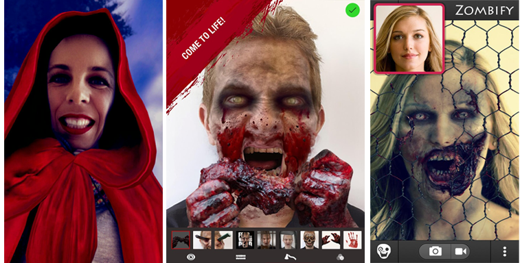 Apps de Halloween Selfies