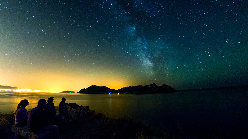 donde ver estrellas galicia islas atlánticas