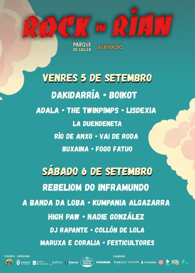 fiestas guadalupe rianxo festival rock in rian 2025 Festival Rock in Rian 2025