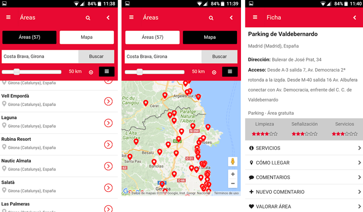 Apps de camping y autocaravanas Autocaravanas: En Ruta