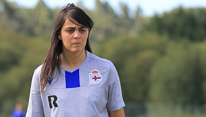 Lucía Otero, entrenadora del Deportivo Genuine
