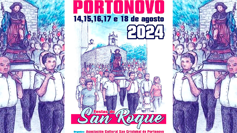 festas portonovo cartel