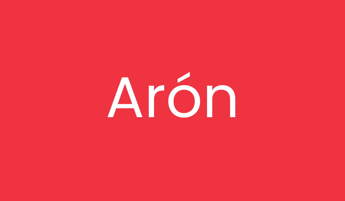 Nombre Arón