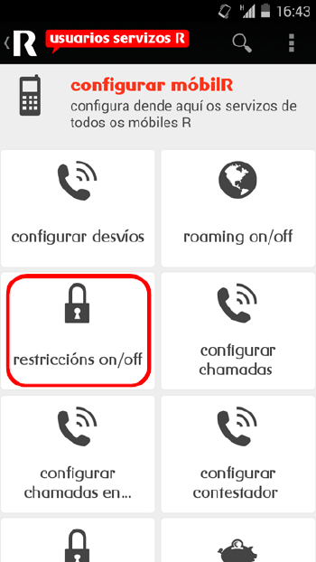 app de r restricciones