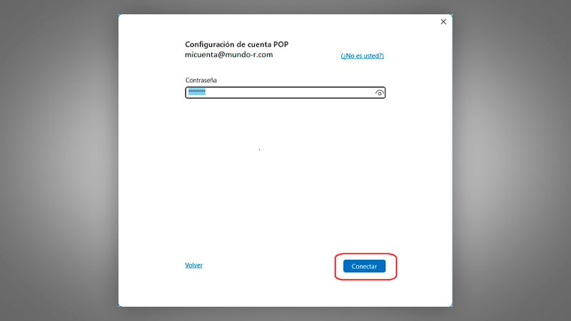 Configurar el correo de R en Outlook