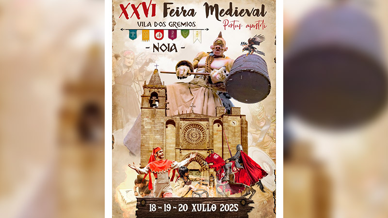 feria medieval noia 2025 cartel