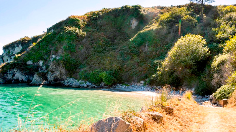 Playa de A Cova en Xove