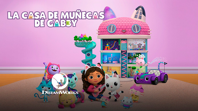 La casa de muñecas de Gabby en DreamWorks