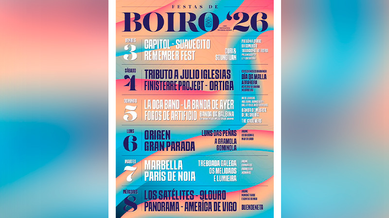fiestas boiro 2026 cartel
