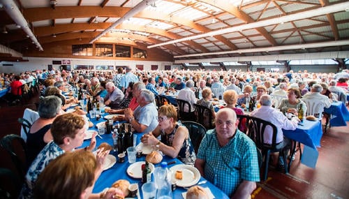 Fiesta de los mayores en la Ascensión de Santiago