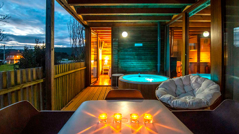 Cabañitas del Bosque en Outes