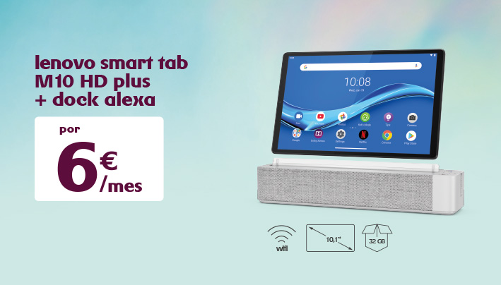 Lenovo Smart Tab M10 HD+ con Alexa