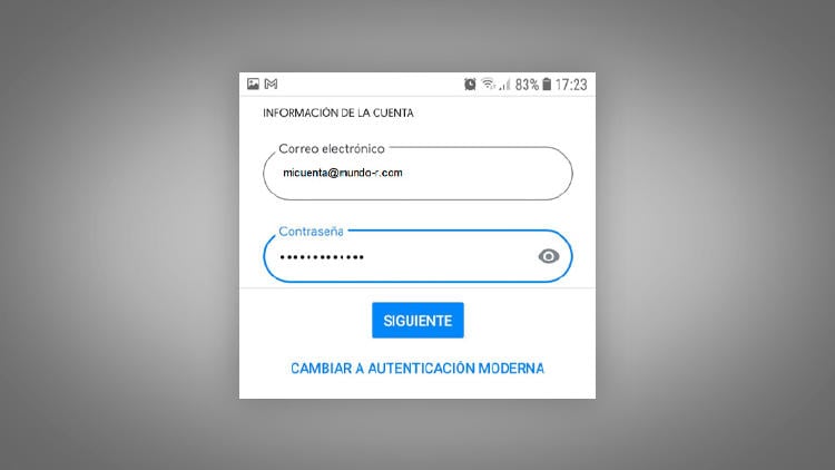 configurar correo r gmail android 3 Configurar correo de R en Gmail Android