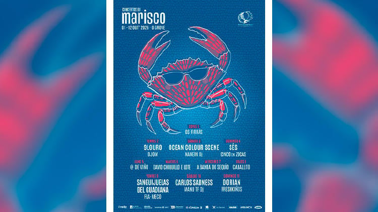 conciertos festa marisco grove 2026 Imagen: Fiesta del Marisco