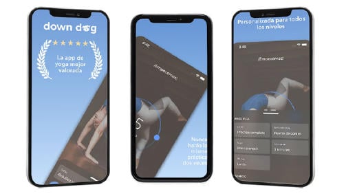 apps de yoga practicar casa yoga down dog 1 App Yoga Dog