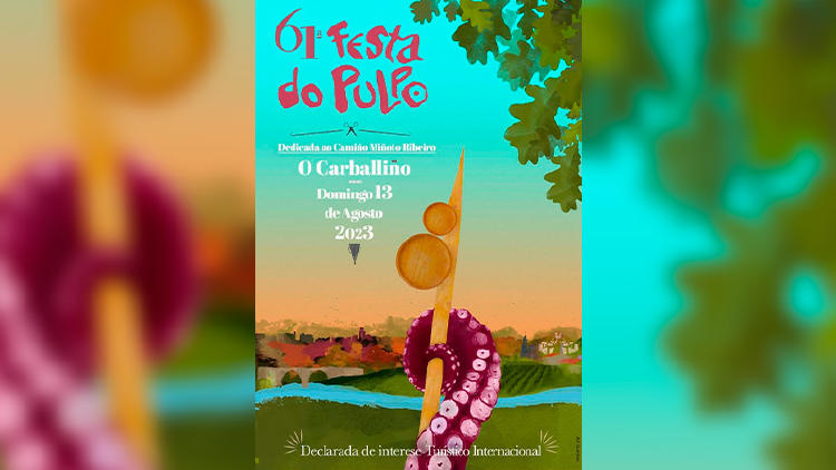 festa pulpo carballino cartel Fiesta del Pulpo O Carballiño 2023