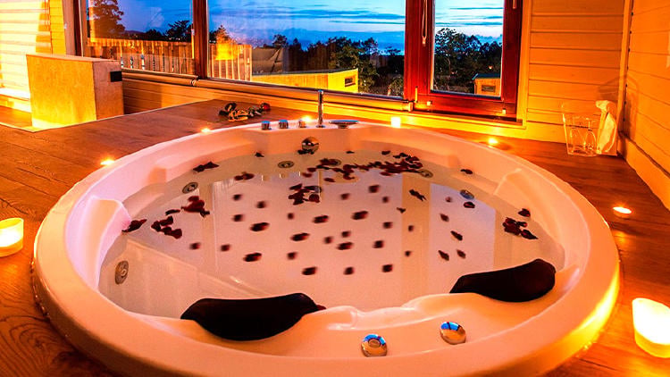 cabanas jacuzzi galicia nidos carnota Nidos de Carnota