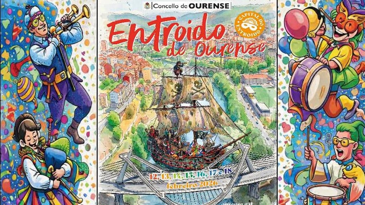 cartel carnaval ourense 2026 Programa Carnaval Ourense 2026
