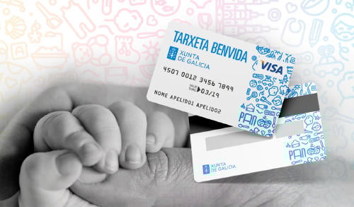 tarxeta benvida tarxeta benvida