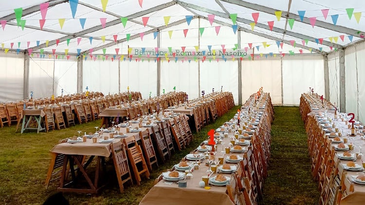 festa naseiro comida Romería de “O Naseiro” de Viveiro 2023: programa e historia