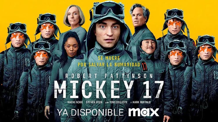 estrenos television junio 2025 r mickey17 max Mickey 17 en Max