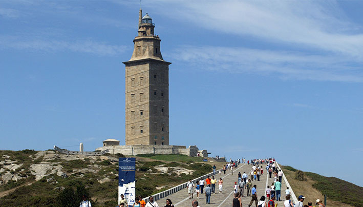Los 10 lugares más visitados por los turistas en Galicia: Torre de Hércules