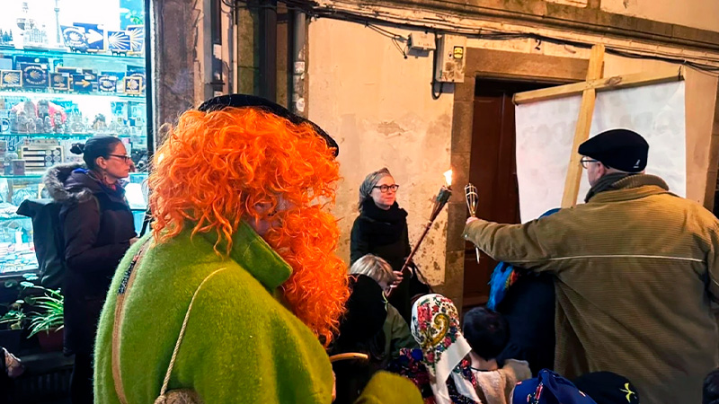 O Apalpador en Santiago de Compostela