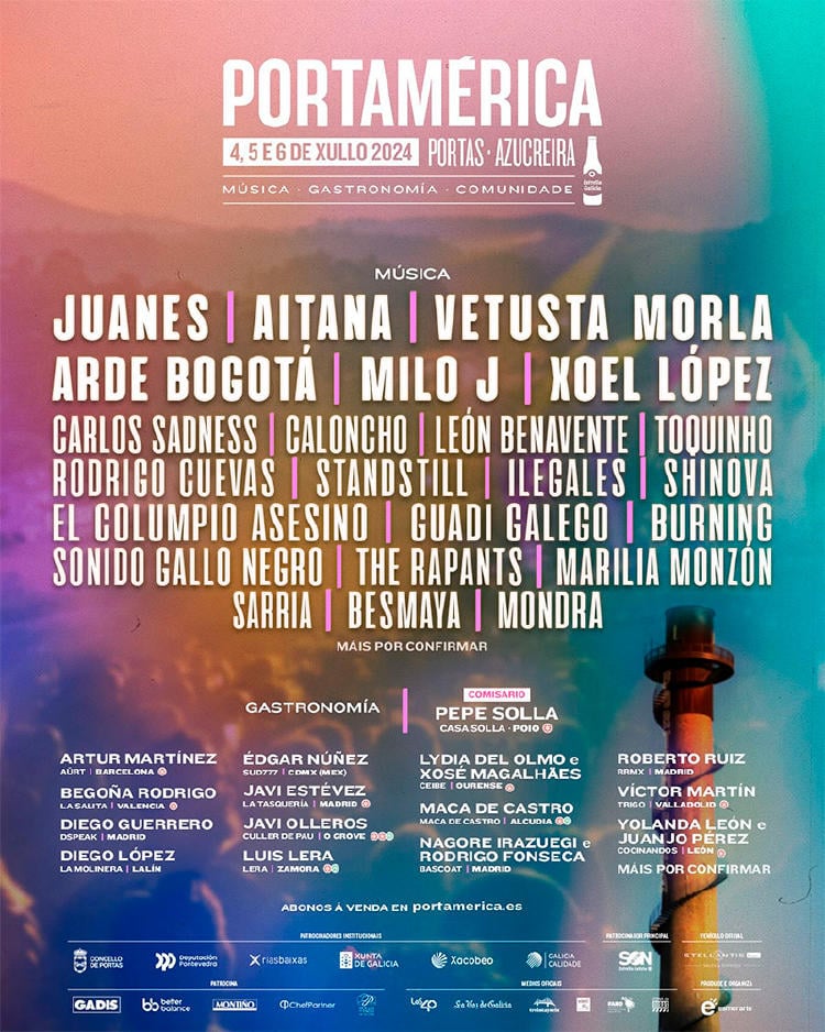 festivales galicia 2024 portamerica Festival PortAmérica 2024