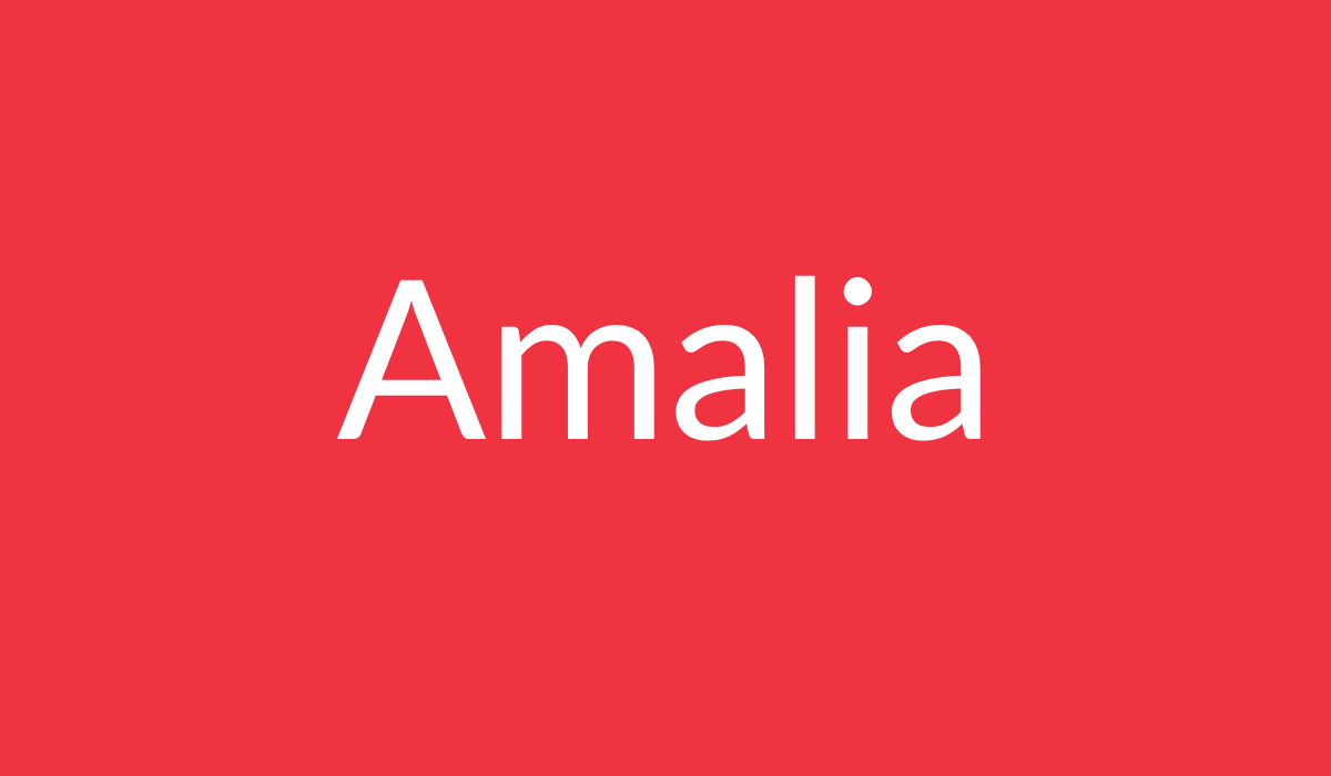 Nombre de Amalia