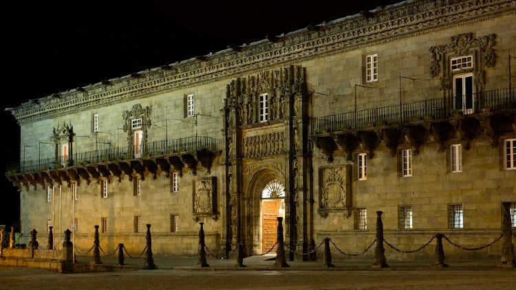 paradores galicia santiago compostela Parador de Santiago de Compostela Hostal dos Reis Católicos