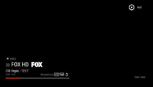 ordenar canales television en deco R lista activa Canal FOX en la televisión de R