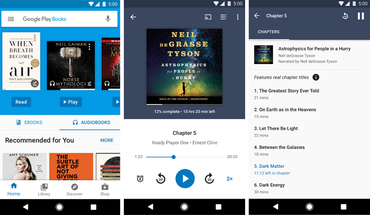 Apps de libros Google Play Books