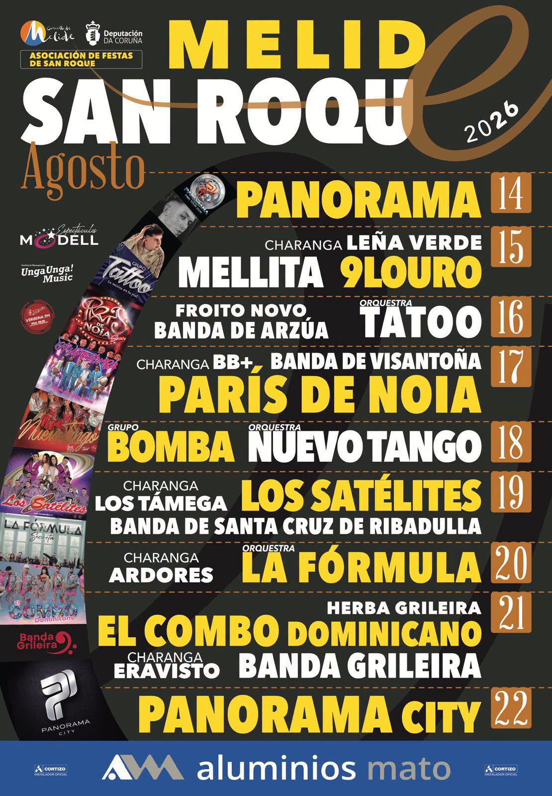 cartel san roque melide 2026