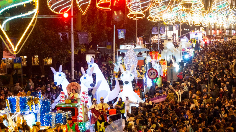 Navidad A Coruña cabalgata Reyes