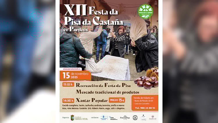 festa pisa castana parada sil 2025 Festa da Pisa da Castaña de Parada de Sil 2025