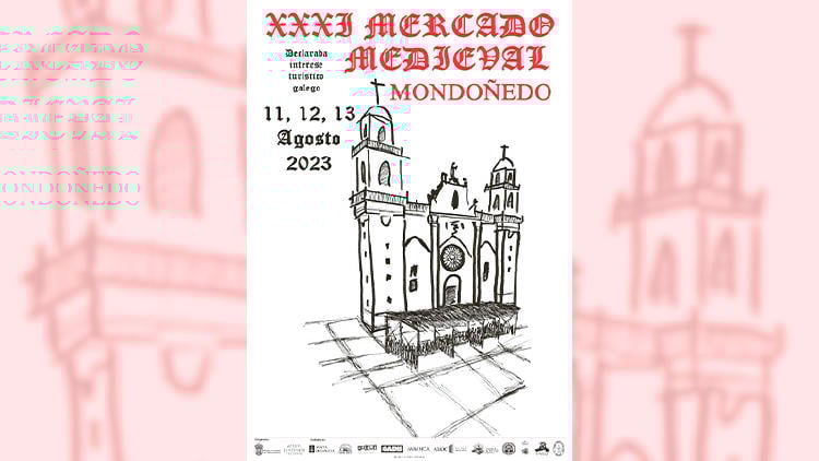 mercado medieval mondonedo 2023 cartel Mercado Medieval de Mondoñedo 2023