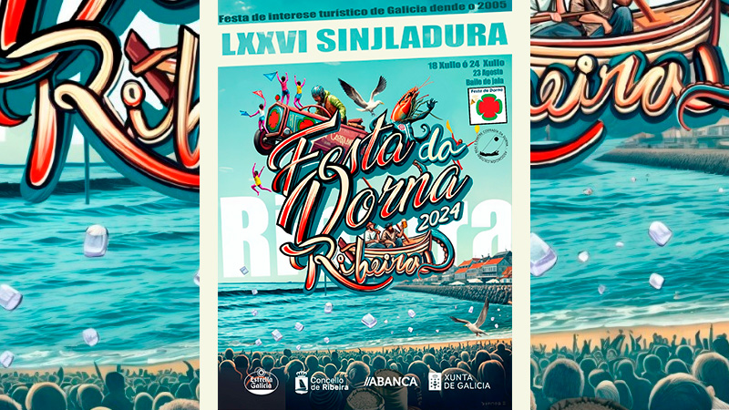 Cartel Festa da Dorna de Ribeira 2024