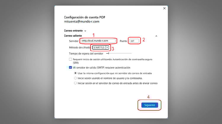 configurar correo r actualizar outlook 6 Actualizar la configuración del correo de R en Outlook