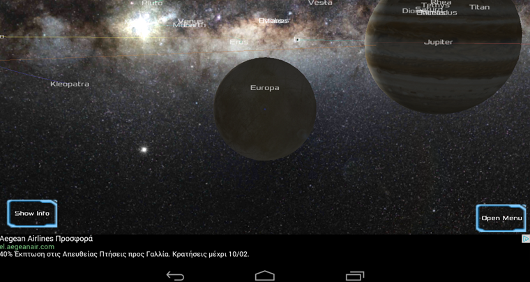 Apps de astronomía Sistema Solar 3D