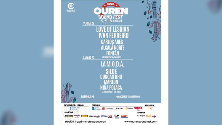festivales galicia 2026 orensound fest Ourensound Fest 2026