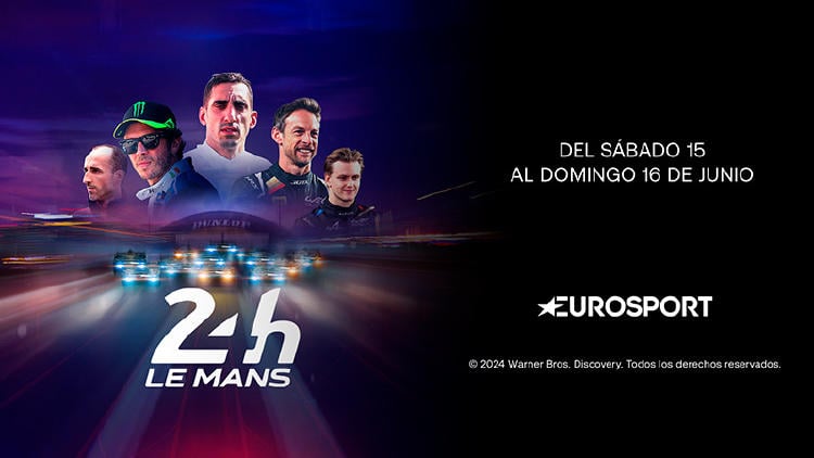 estrenos television junio 2024 R 24 horas le mans eurosport 24 horas de Le Mans en Eurosport