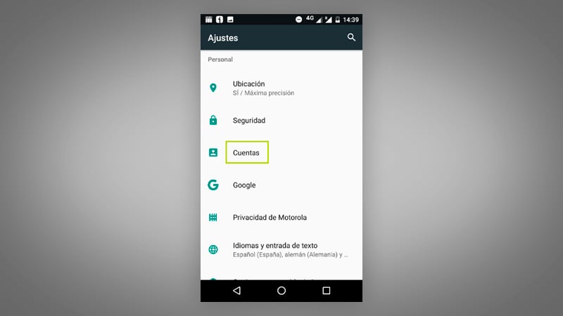 Configurar correo de R en Gmail Android