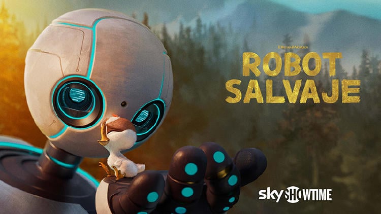estrenos television mayo 2025 r robot salvaje skyshowtime Robot Salvaje en SkyShowtime