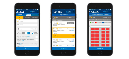 Apps de transporte Alsa