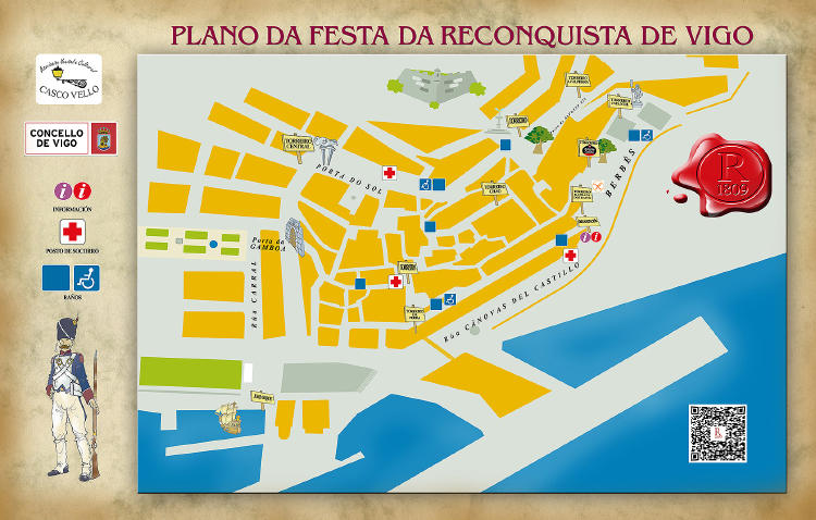 La Reconquista de Vigo 2024 mapa