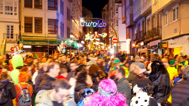 Carnaval en A Coruña choqueiros