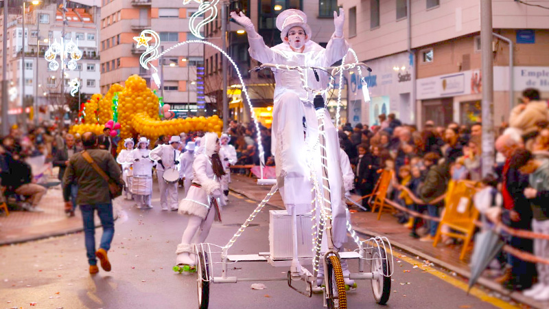 cabalgata reyes pontevedra desfile