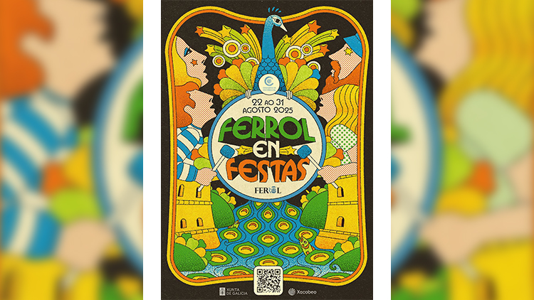 Cartel Fiestas Ferrol 2025