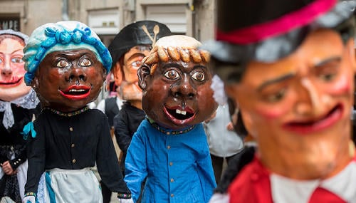 Cabezudos fiestas Ascensión Santiago de Compostela